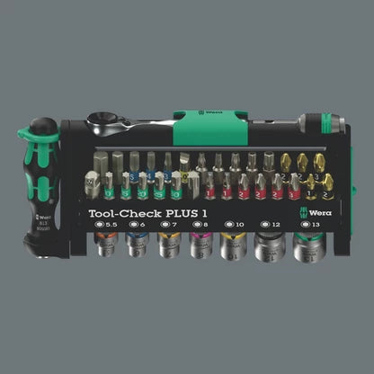 Wera 39 Piece, Ratchet, Screwdriver, Socket and Bit Set