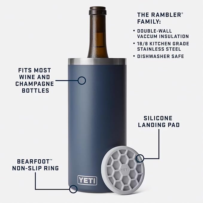 YETI Rambler Wine and Champagne Chiller *Any Colour*