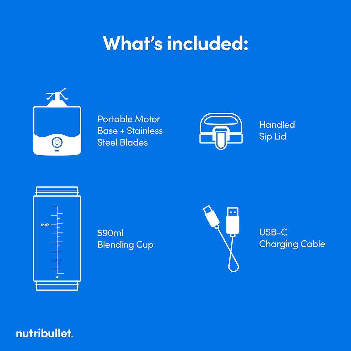 nutribullet Portable Blender (Pick your colour)