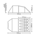 Eurohike Genus 400L Air Tunnel Tent