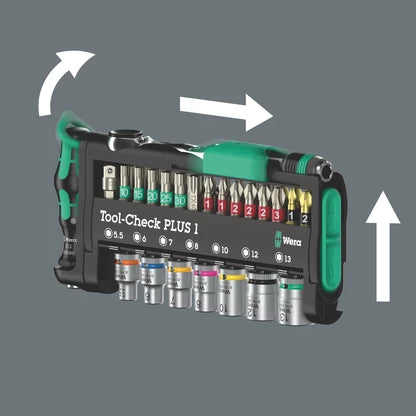 Wera 39 Piece, Ratchet, Screwdriver, Socket and Bit Set